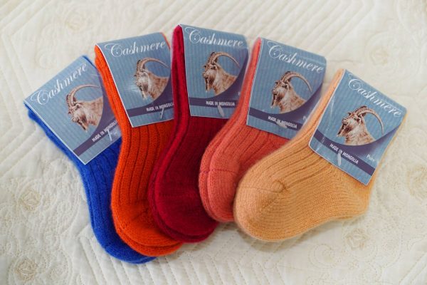 mongolian cashmere socks for newborns